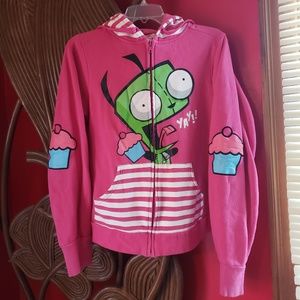Invader Zim Gir Cupcake Hoodie